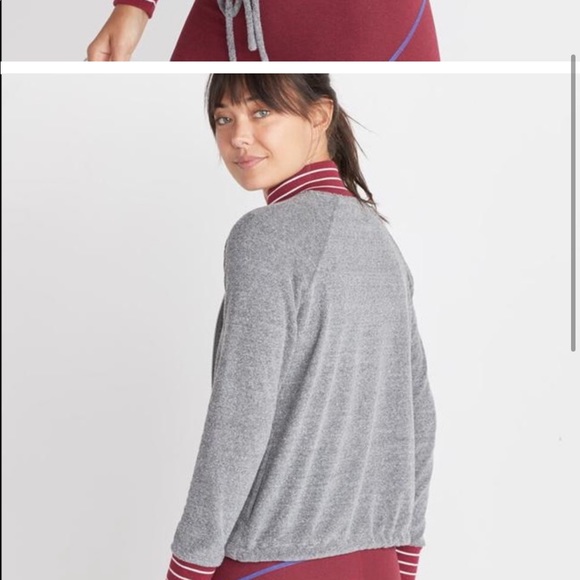 NWOT Marine Layer Virginia Track Jacket Gray Retro Small - Picture 8 of 8